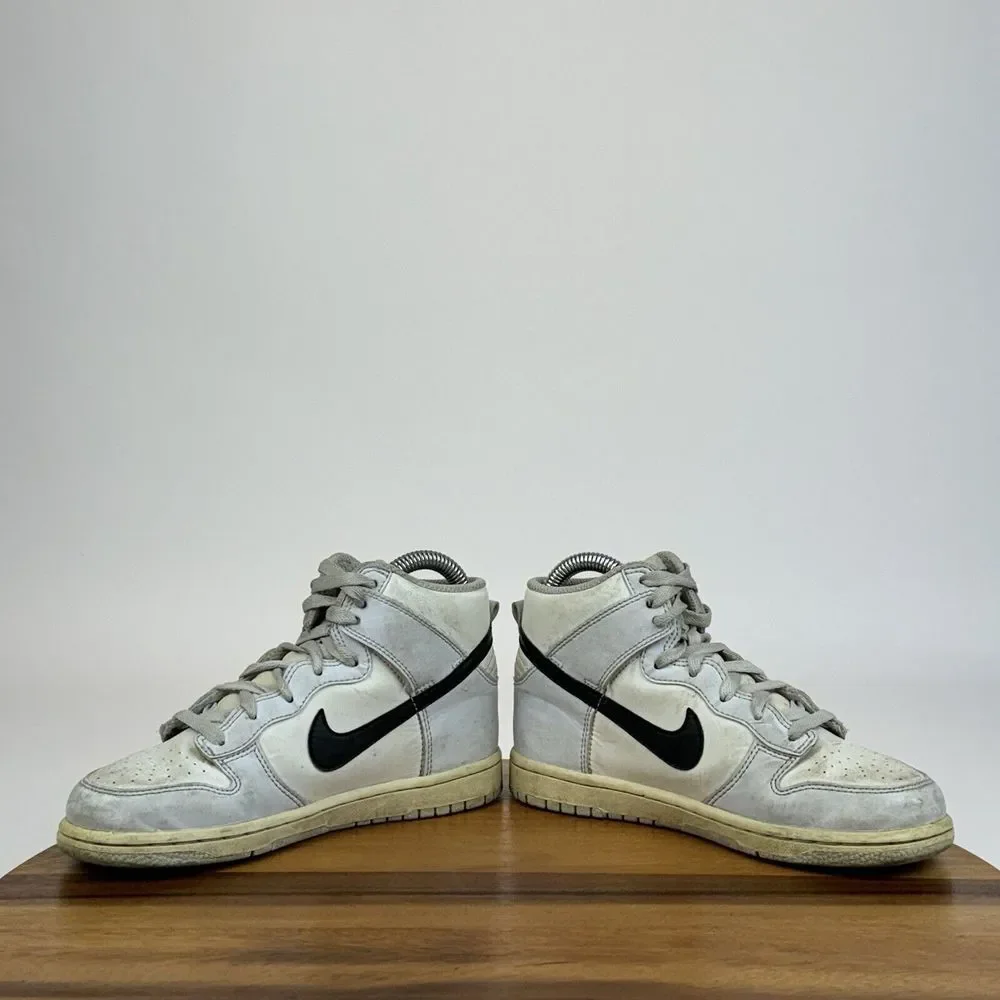 Big Kids Nike Dunk High Football Gray Athletic Sneakers Shoes Size 2‎ Y GUC